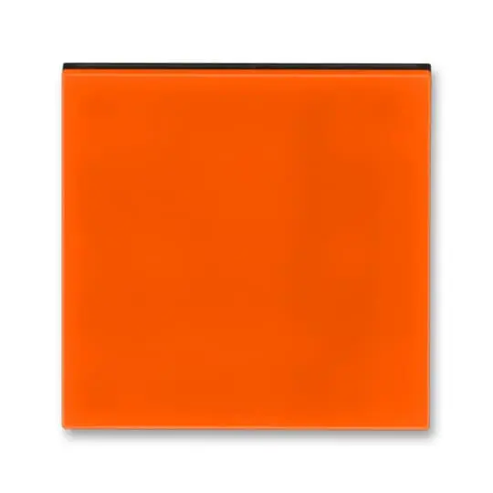 3559H-A00651 66  Kryt spínače kolébkového, oranžová / kouřová černá